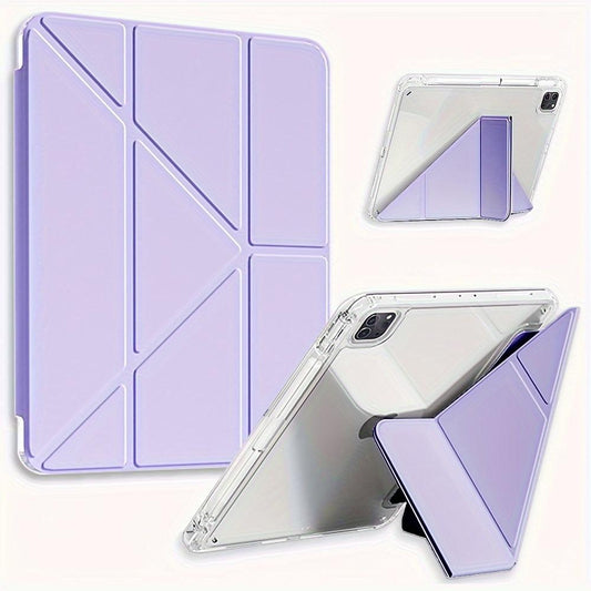 Transparent Acrylic With Pen Slot Protective Case For IPad Pro 11, Pro 12.9, Air 5th Generation, Air 4, 10.9, 10th Generation IPad, 9th Generation, 10.2-inch, 8th Generation, 7th Generation，Air 2, Air 3, Pro 10.5-inch, Mini