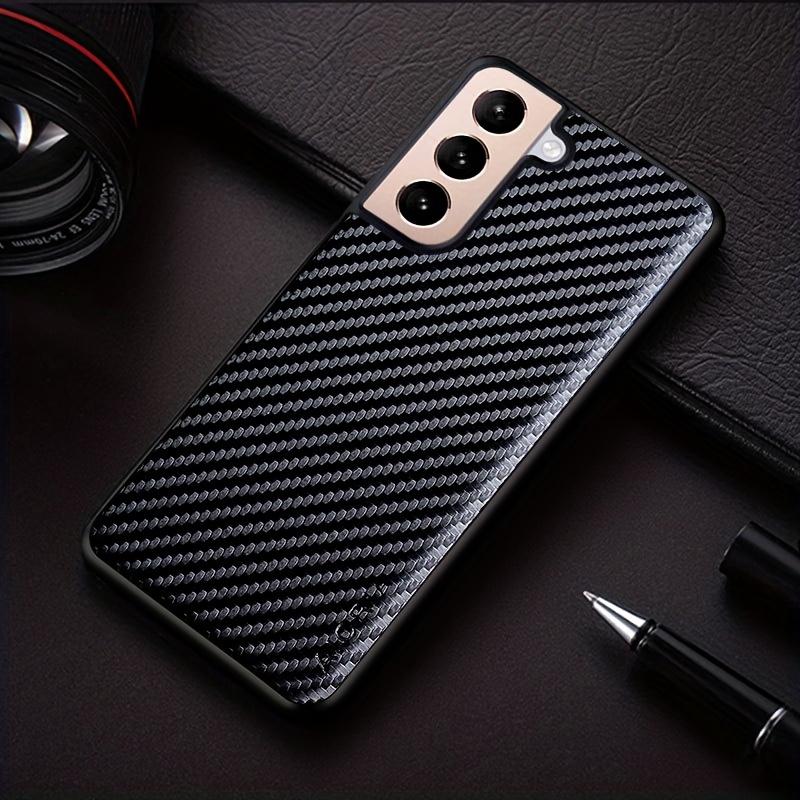 Carbon Fibre Shockproof Slim Case For Samsung Galaxy S23 S22 S21 FE Plus Ultra Non-Slip Full Body Protective Phone Case