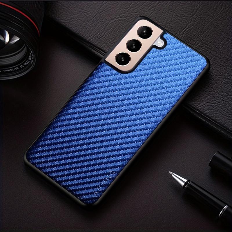 Carbon Fibre Shockproof Slim Case For Samsung Galaxy S23 S22 S21 FE Plus Ultra Non-Slip Full Body Protective Phone Case