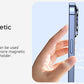 Vegan Leather Phone Wallet Stand Magnetic Card Wallet Organizer Card Holder Secure Design for iPhone mobile magnetic card holder