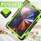 FANSONG Case for iPro 12.9 inch 2022 2021 2020 2018, Cover for iPad Pro 6th 5th 4th 3rd Gen Shockproof with Screen Protector Pencil Holder 360° Stand Handle Shoulder Strap Heavy for iPad Pro 12.9 inch