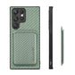 2-in-1 Card Holder With Card Leather Pattern Phone Case For Samsung S22 S23 S24 S24Plus S24Ultra