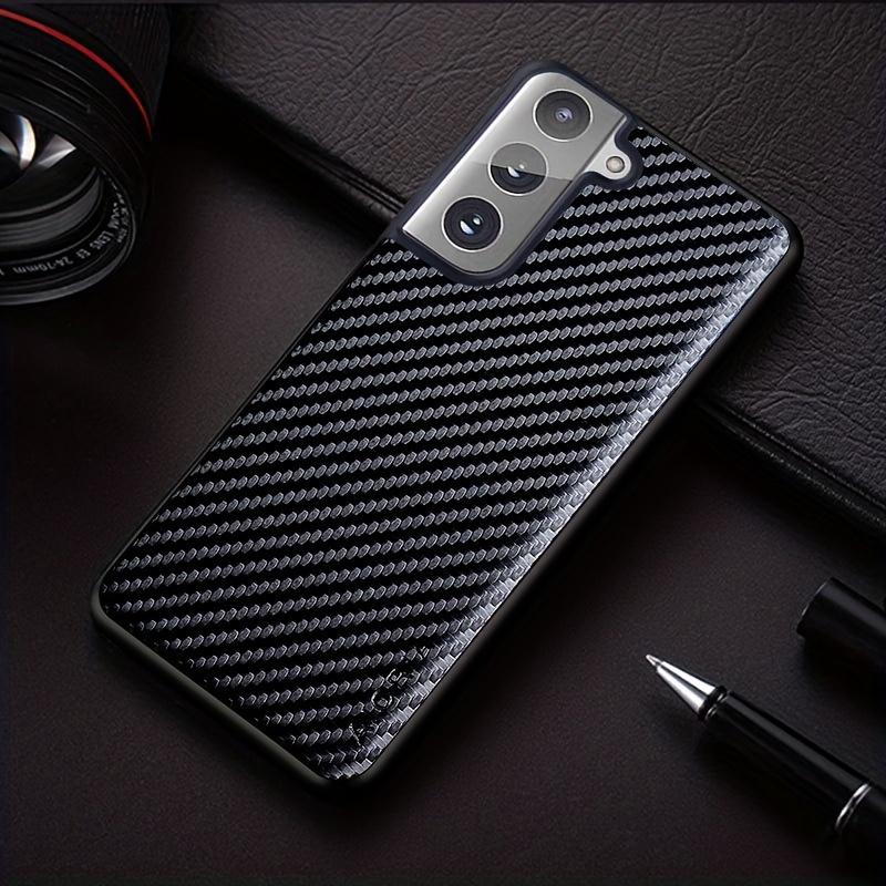 Carbon Fibre Shockproof Slim Case For Samsung Galaxy S23 S22 S21 FE Plus Ultra Non-Slip Full Body Protective Phone Case