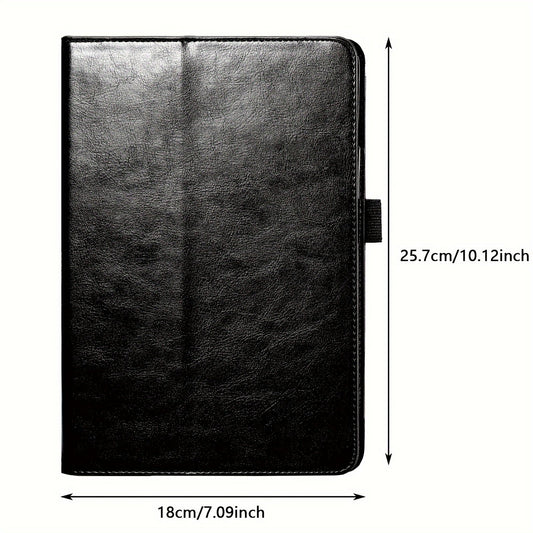 Case For IPad 9th/8th/7th Generation (Type 2021/2020/2019, 10.2 Inch)/iPad Air 3/ipad Pro 10.5 Inch (Type 2019/2017, 10.5 Inch), With S Pencil Holder, Multi-Angle High Quality Pu Leather Back Cover With Wrist Strap Auto Wake/Sleep