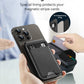 New Product Promotion Magnetic Card Holder Leather Wallet For Back Of Phone leather magnetic card holder