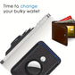 Magnetic Artificial Leather Card Holder Wallet Built In AirTag Pocket For IPhone 15 14 Plus 13 12 Pro Max Anti-Lost