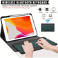 For IPad Case Keyboard, For IPad 9th/8th/7th Gen 10.2 In, IPad Pro, Air 3rd Gen 10.5 In, Detachable Backlit Wireless Keyboard With Magnetic Protective Cover And Built-in Pencil Holder (Black)