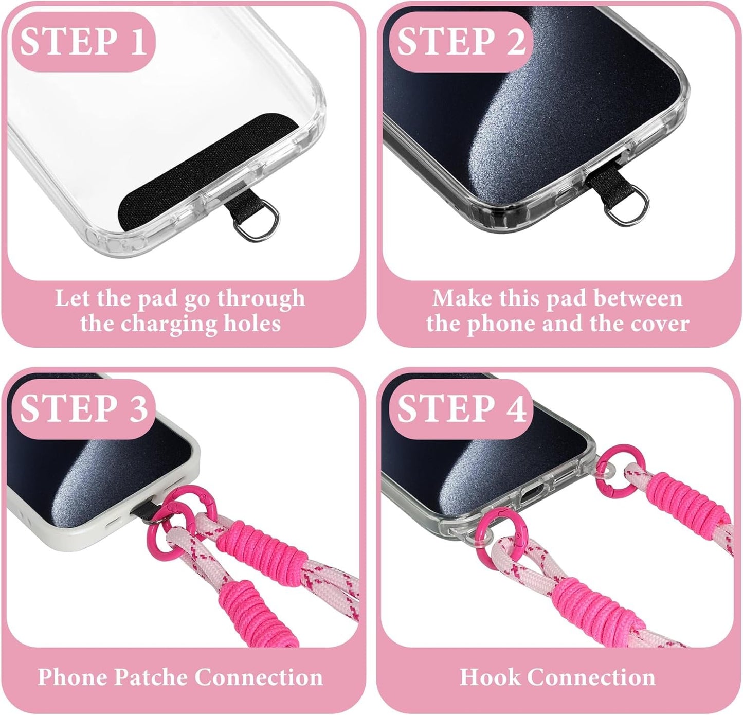 Diamond Wrist Strap Phone Lanyard Rhinestone Bling Glitter Lanyard With Phone Tether Tab Phone Wristlet Strap