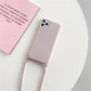 Crossbody Necklace Strap Lanyard Cord Silicone Phone Case For IPhone 14, 13, 12 Pro Max, 11 Pro Max, Plus Cover