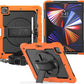 FANSONG Case for iPro 12.9 inch 2022 2021 2020 2018, Cover for iPad Pro 6th 5th 4th 3rd Gen Shockproof with Screen Protector Pencil Holder 360° Stand Handle Shoulder Strap Heavy for iPad Pro 12.9 inch