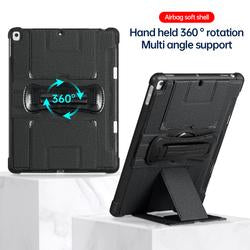 Hand Hold Rotation Waterproof Anti-fouling Fabric Texture Case Cover For iPad Pro Air 4 5 10.9 inch With Pencil Slot Logo Custom