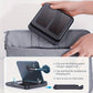 Foldable 3 In 1 Wireless Charger For Samsung Galaxy Z Fold 5 4 Flip 4 S23 S21 NOTE Series 3 In 1 Fast Charging Station For Galaxy Watch 6/5/4/3 Series Active 1/2 Galaxy Buds2 Pro Live