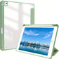 Premium Case For IPad Air 1/Air 2/Air 3/Air 4/Air 5, For IPad 5th/6th/7th/8th/9th/10th Generation, For IPad Pro 12.9 Inch 2020/2021/2022, For IPad Pro 11 Inch 2018/2020/2021/2022 With Pen Holder,  Shockproof Cover W/Clear Transparen