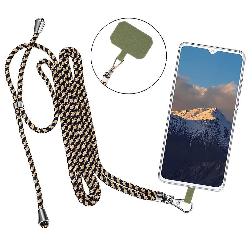 1pc Universal Phone Strap Phone Safe Lanyards Crossbody Patch Lanyard Nylon Soft Rope Cell Phone Hanging Cord Holder