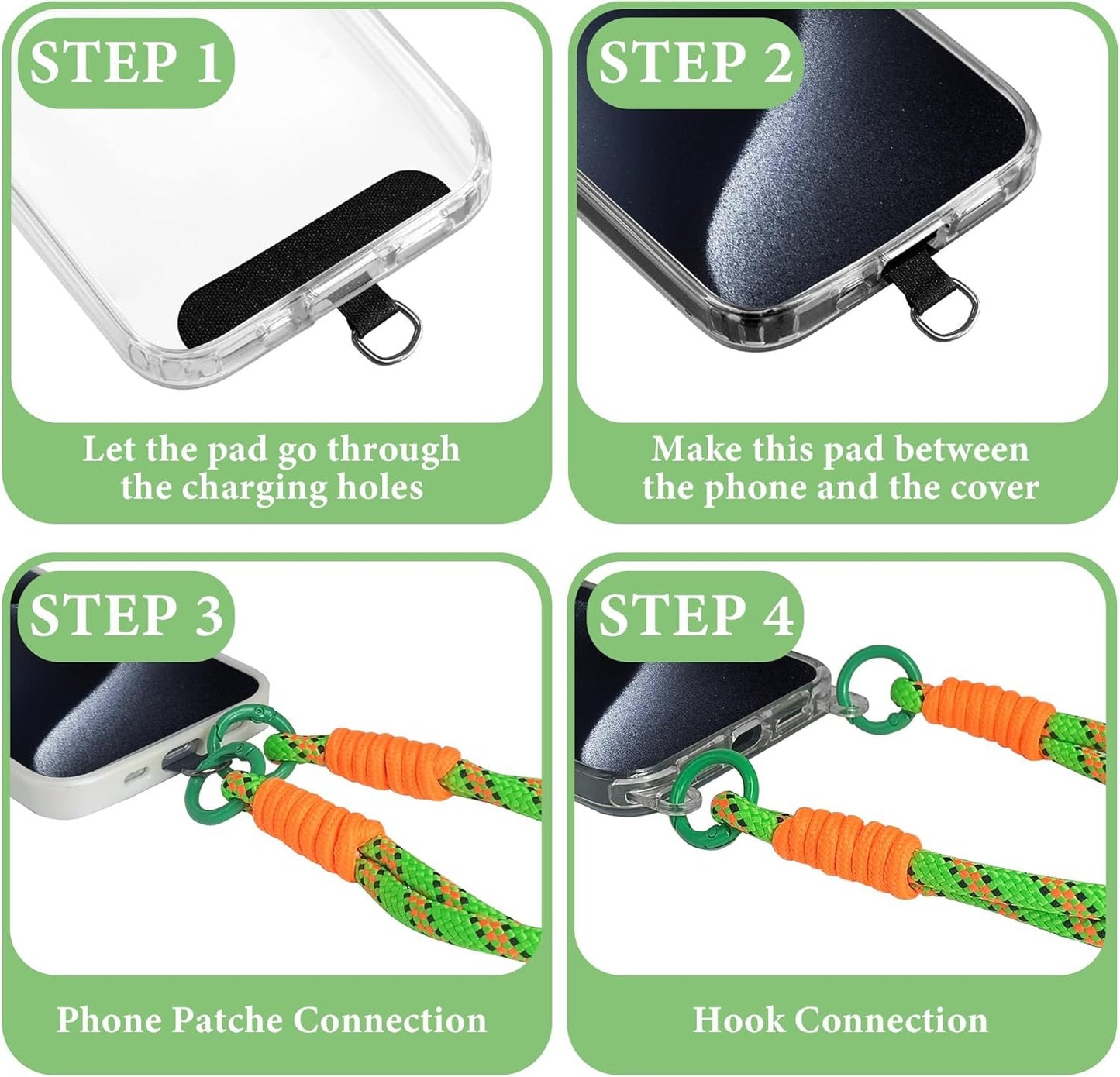Diamond Wrist Strap Phone Lanyard Rhinestone Bling Glitter Lanyard With Phone Tether Tab Phone Wristlet Strap