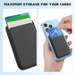 Magnetic Phone Case for iPhone 13 Pro Max 2021 Compatible with Mag-Safe,PU Leather iPhone 13 Pro Max 6.7 inch Case with Detachable Phone Card Holder,Card Slot Wallet Phone Case Blue