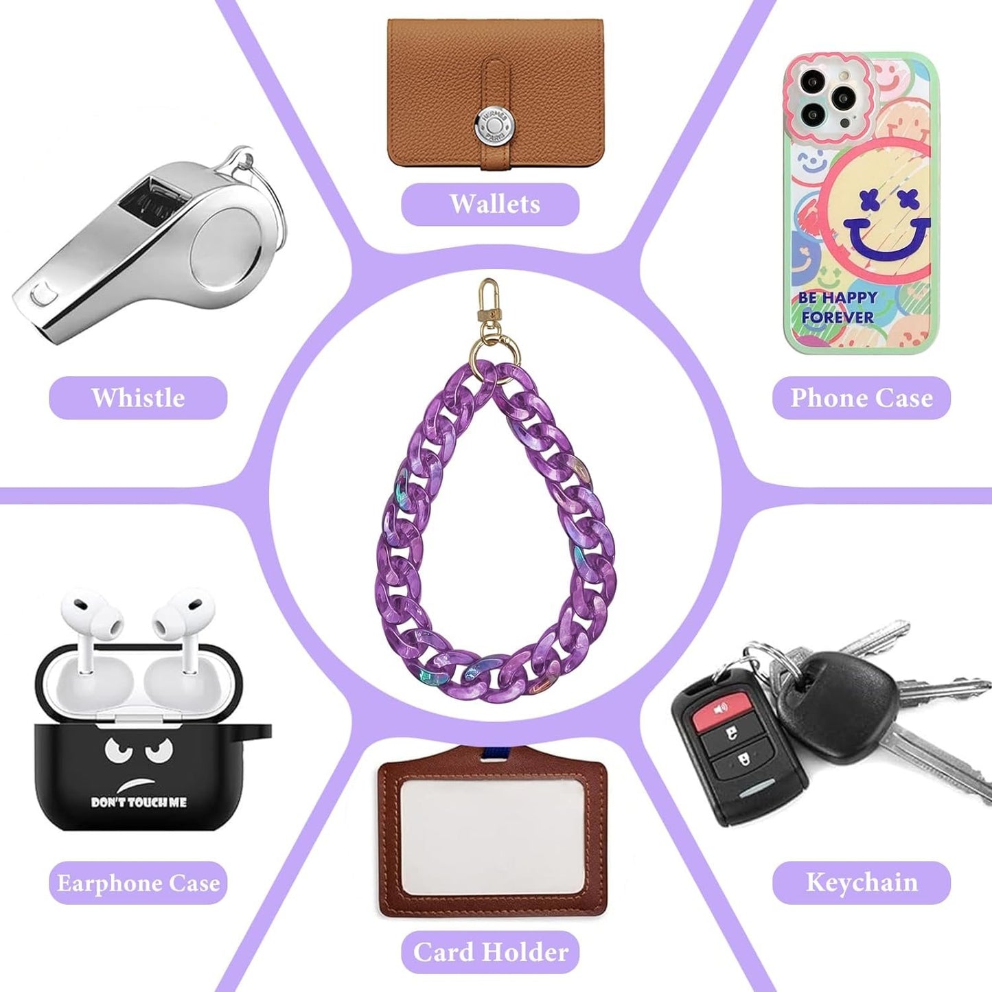 Diamond Wrist Strap Phone Lanyard Rhinestone Bling Glitter Lanyard With Phone Tether Tab Phone Wristlet Strap