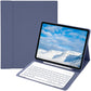 Keyboard Case for iPad Air 1/Air 2/Air 3/Air 4/Air 5, iPad 5th/6th/7th/8th/9th/10th Generation, iPad Pro 12.9 Inch 2020/2021/2022, iPad Pro 11 Inch 2018/2020/2021/2022 with Pen Holder - Soft TPU Back Cover with Magnetically Detachable Wireless BT Keyboard