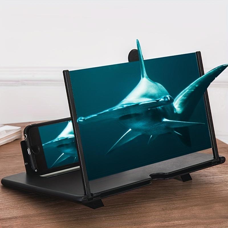 14-Inch HD Mobile Phone Screen Magnifier with Pull-Out Bracket - Perfect for Online Courses and Video Streaming