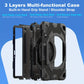 Case for Samsung Galaxy Tab S9 FE 5G 10.9''/ Tab S9 11'' 2023: Heavy Duty Protection Case with Screen Protector, S Pen Holder, [360 Rotating Hand Grip] &Stand, S9 FE/S9 Tablet Case
