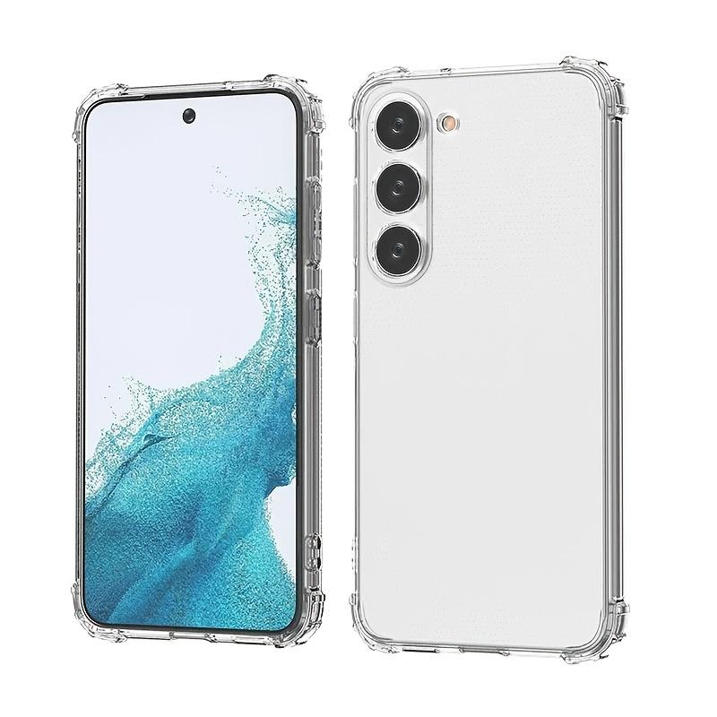 Protect Your Samsung Galaxy with our Transparent Shockproof Phone Case - Perfect Fit for S8/S9/S10/S10 PLUS/S23/S22/S21/S20 FE 5G, Thick Airbag Cover, Tempered with Halo, Fits Stand, Protects Privacy - Great Quality Guaranteed!