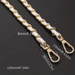 Premium Metal & Leather Mobile Phone Lanyard - Secure Your Device & Prevent Loss