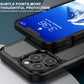 3 In 1 Phone Case With Tempered Glass Screen Protector And Lens Camera Protector For IPhone 15 14 13 12 11 Pro Max Plus Phone Back Cover