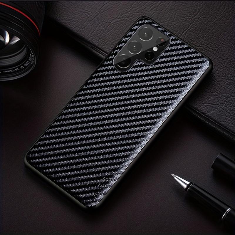 Carbon Fibre Shockproof Slim Case For Samsung Galaxy S23 S22 S21 FE Plus Ultra Non-Slip Full Body Protective Phone Case