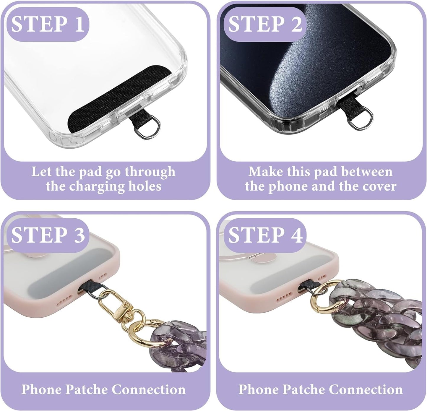 Diamond Wrist Strap Phone Lanyard Rhinestone Bling Glitter Lanyard With Phone Tether Tab Phone Wristlet Strap