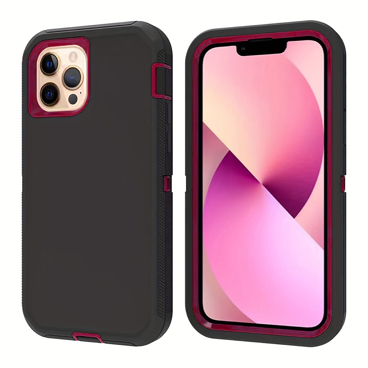 For IPhone 15/15 Pro/Plus/Promax/Ultra Case, Heavy Duty Drop Protection, Full Body Rugged Shockproof Dustproof 3 Layers Rugged Protective Phone Case