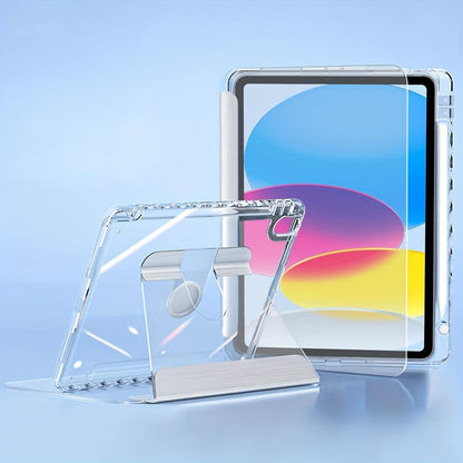 360° Rotation Transparent Tablet Case for iPad Mini 6/Air/Air2/5th/6th 9.7/7th/8th/9th 10.2/Air3/Pro 10.5/10th 10.9/Air4/Air5 10.9/Pro 11 - Protects and Rotates for Easy Viewing