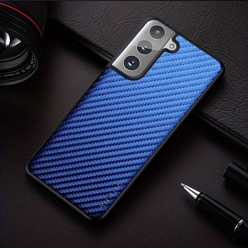Carbon Fibre Shockproof Slim Case For Samsung Galaxy S23 S22 S21 FE Plus Ultra Non-Slip Full Body Protective Phone Case