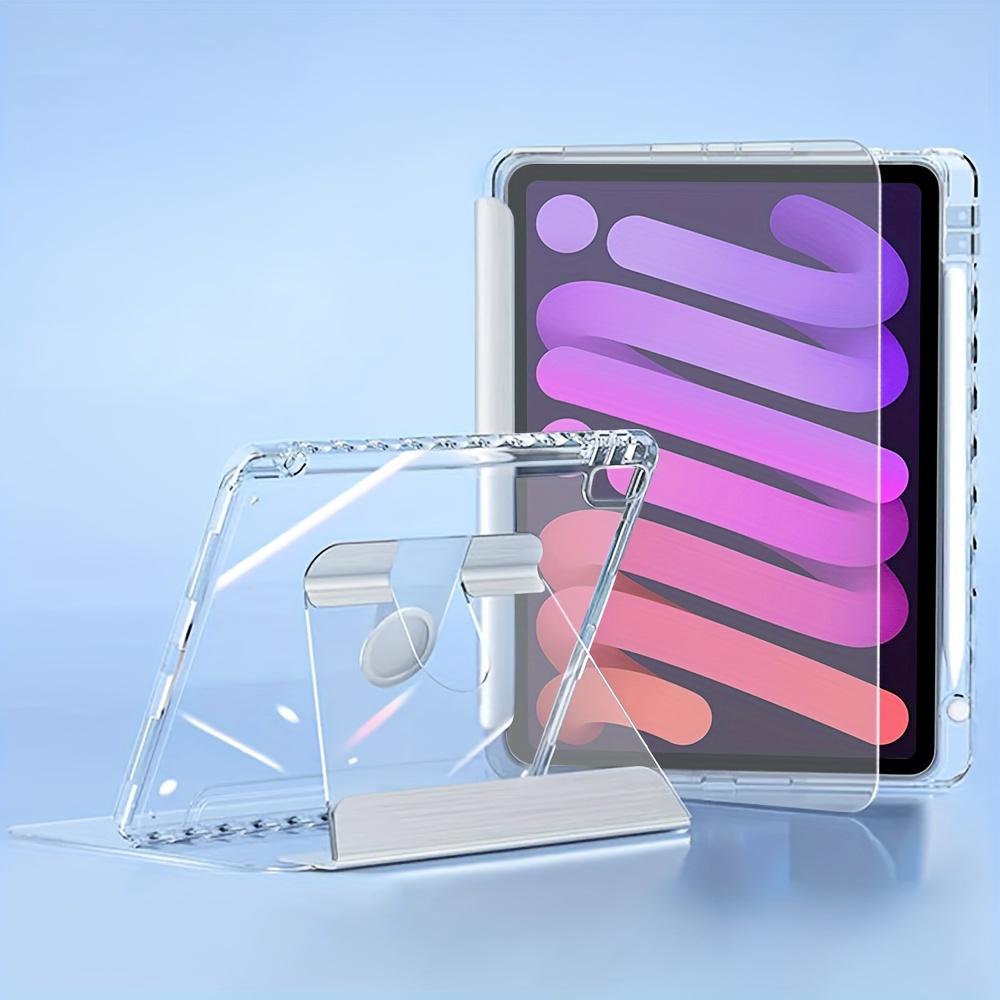 360° Rotation Transparent Tablet Case for iPad Mini 6/Air/Air2/5th/6th 9.7/7th/8th/9th 10.2/Air3/Pro 10.5/10th 10.9/Air4/Air5 10.9/Pro 11 - Protects and Rotates for Easy Viewing