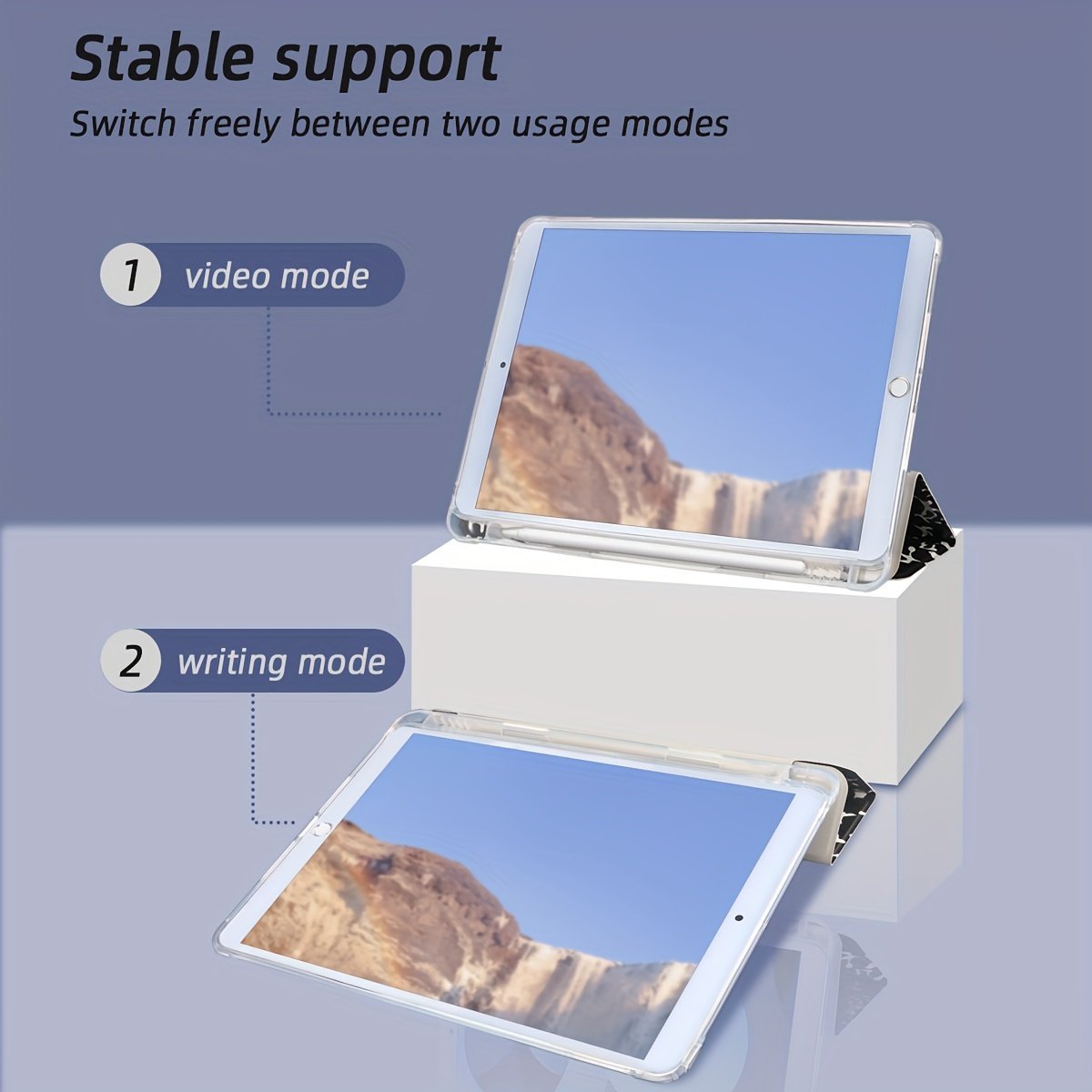Notebook Pattern Case For Tablet, Wear-resistant Magnetic Suction Automatic Sleeping Wake Three-fold Two Stand Modes, New Literary Style Protective Cover, Suitable For Ipad Mini4/5/mini6/9.7/10.2/10.5/10.9/11/10 Generation Models. Pen Not Included