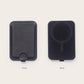 Custom Business Slim Desktop Magnet Leather Card Phone Stand Holders Wallet For Men
