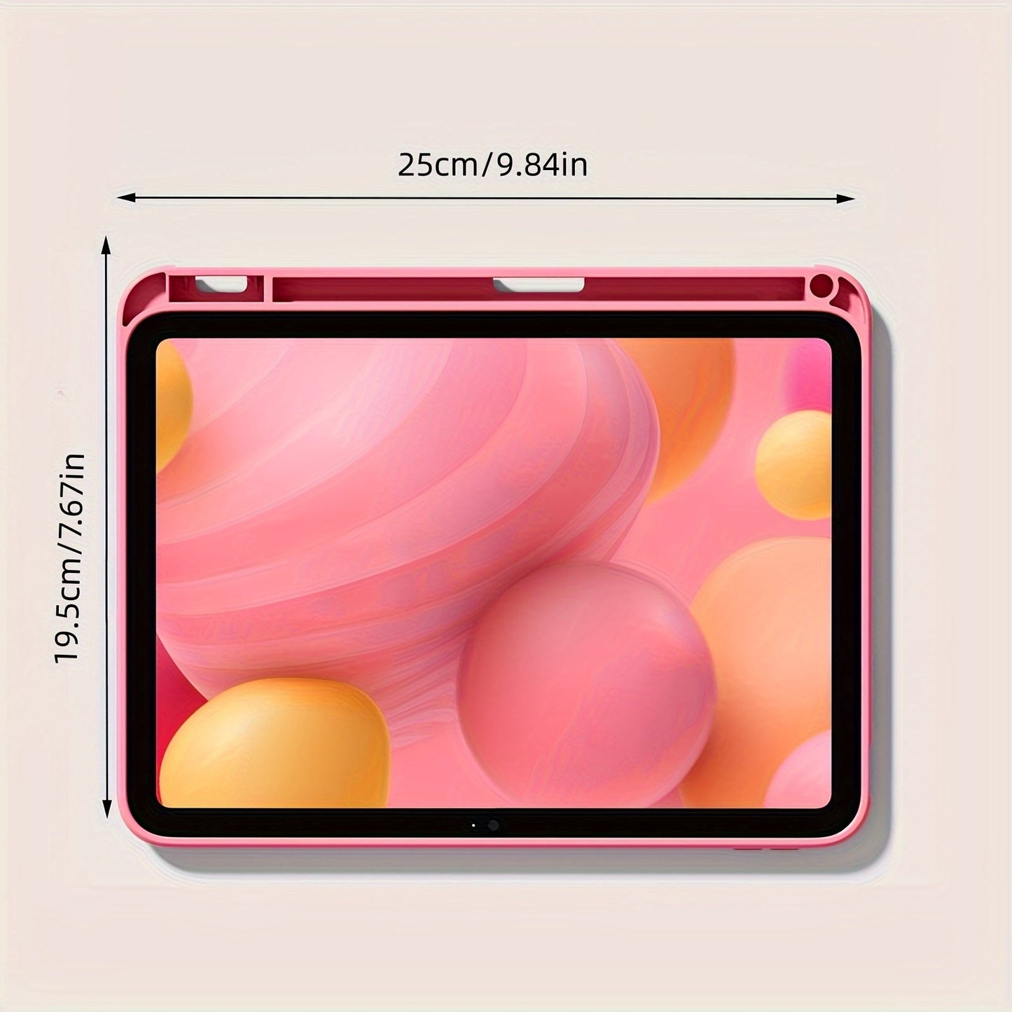 Crystal Clear Case for iPad 10th Gen 2022 - Auto Wake/Sleep & Pencil Holder!