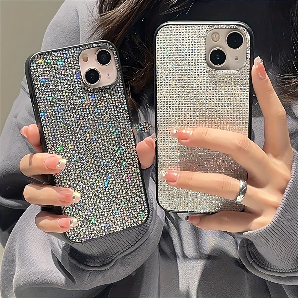 Luxury Brand Glitter Sequin Phone Case for iPhone 14/11/12/13 Pro - Sparkle and Shine with Style!