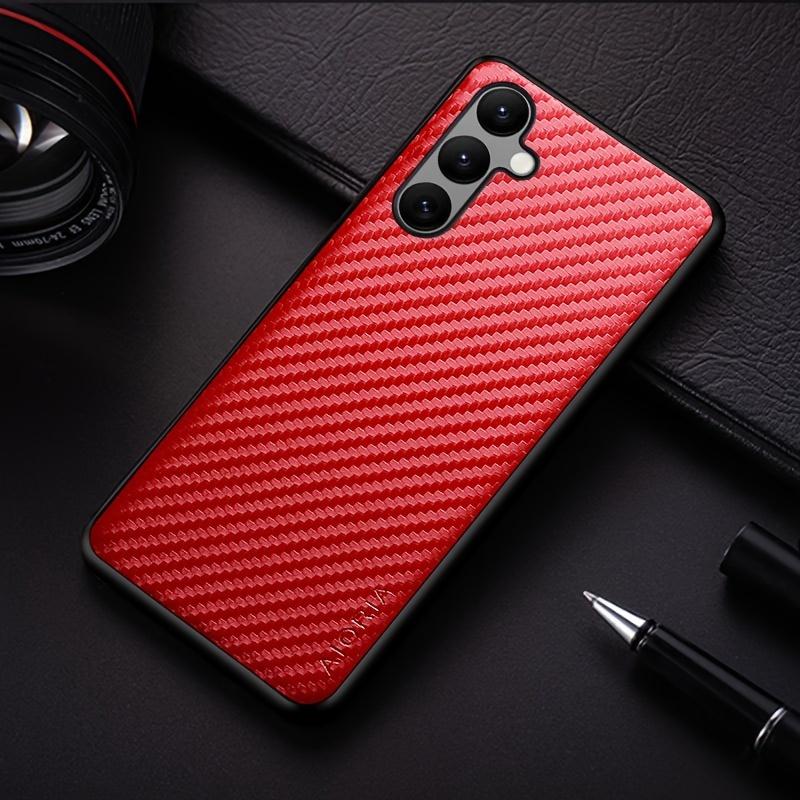 Carbon Fibre Shockproof Slim Case For Samsung Galaxy S23 S22 S21 FE Plus Ultra Non-Slip Full Body Protective Phone Case
