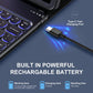 For iPad Pro 12.9 Case with Keyboard, iPad 12.9 Pro Case with Keyboard for 12.9 inch 6th Generation 5th 4th 3rd Gen, iPad Pro 12.9 Keyboard 7 Colors Backlit Accessories with Pencil Holder
