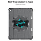 Hand Hold Rotation Waterproof Anti-fouling Fabric Texture Case Cover For iPad Pro Air 4 5 10.9 inch With Pencil Slot Logo Custom
