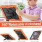 FANSONG Case for iPro 12.9 inch 2022 2021 2020 2018, Cover for iPad Pro 6th 5th 4th 3rd Gen Shockproof with Screen Protector Pencil Holder 360° Stand Handle Shoulder Strap Heavy for iPad Pro 12.9 inch