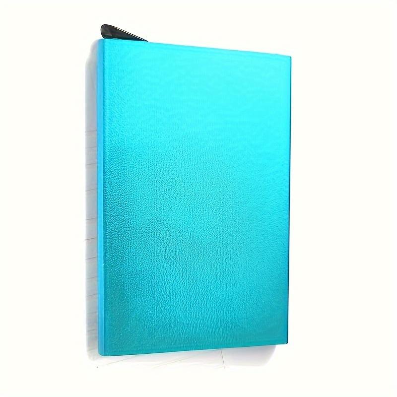 1pc Men's Automatic Pop-up Card Holder, Aluminum Alloy, ID Card Holder, Card Cover, New Metal Money Clip, Anti-demagnetization