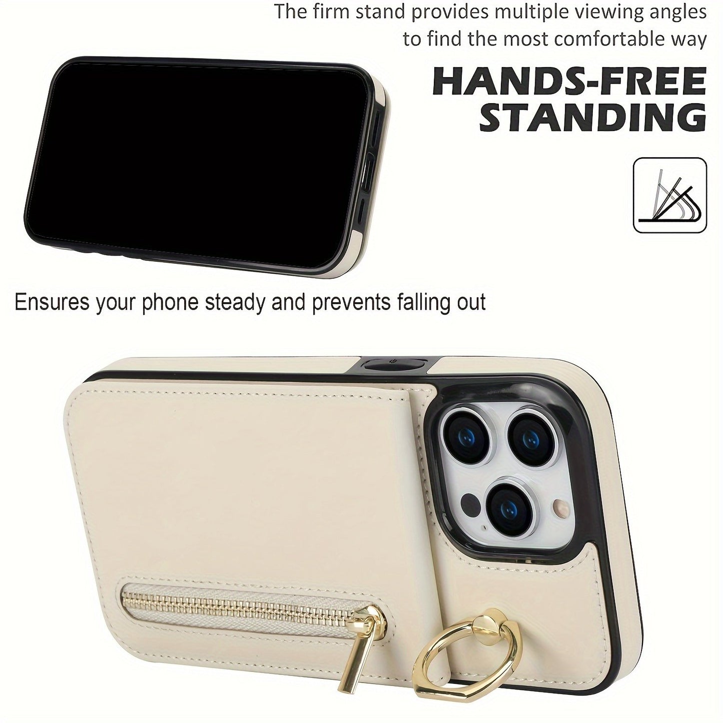 Luxusy Retro Faux Leather Phone Case For IPhone 15/14/13/12/11 Pro Max 13 Mini 12 Mini XS Max XR 7/8 Plus Fashion Upholstered Shockproof Cover With Ring Holder Protect Cover