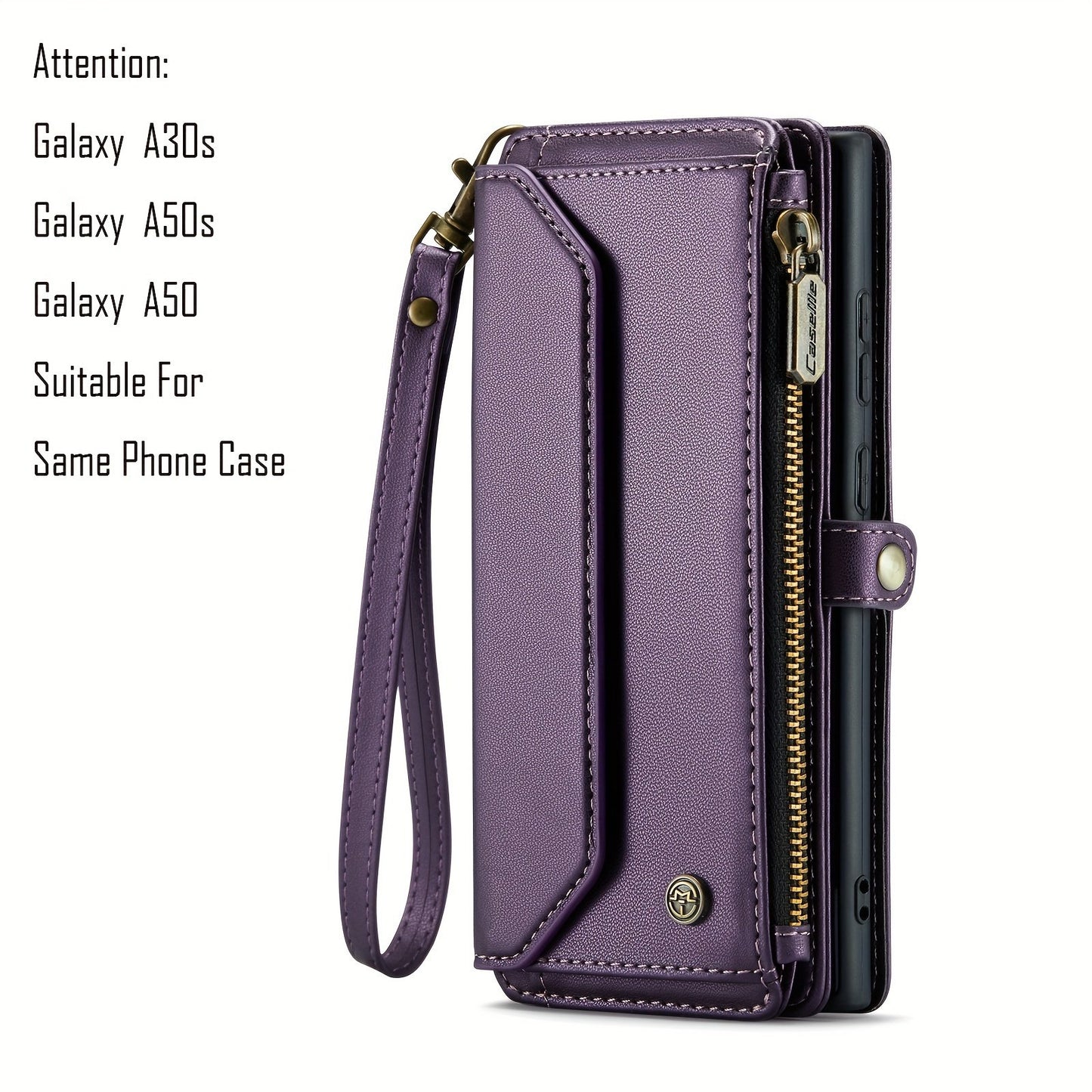 New Flip Wallet Style Phone Case With Zipper, For Samsung Galaxy S10Plus/ S20ultra/ S21plus/S22ultra/S24 Series/S24 Series/A12/A13/ A14/A15/A01S/A53/A54/A71/A72 4G 5G/Galaxy Note 10 Plus/Note20