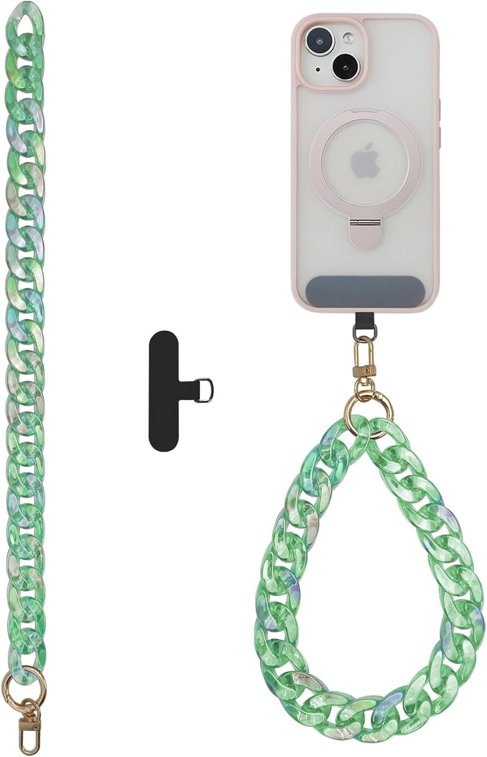 Diamond Wrist Strap Phone Lanyard Rhinestone Bling Glitter Lanyard With Phone Tether Tab Phone Wristlet Strap