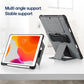 Hand Hold Rotation Waterproof Anti-fouling Fabric Texture Case Cover For iPad Pro Air 4 5 10.9 inch With Pencil Slot Logo Custom
