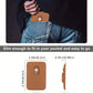 Magnetic Artificial Leather Card Holder Wallet Built In AirTag Pocket For IPhone 15 14 Plus 13 12 Pro Max Anti-Lost