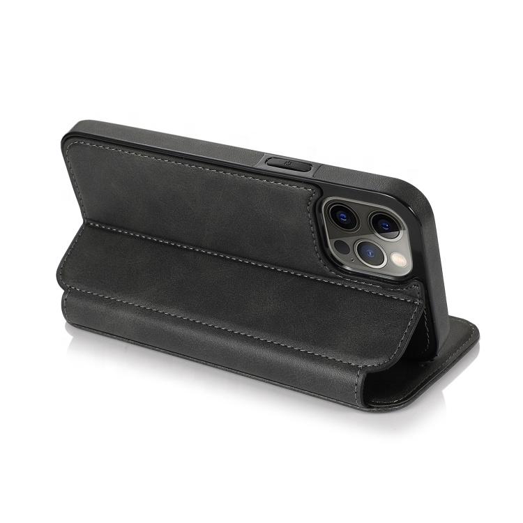 Hot Sale Magnetic Closure PU + TPU Leather Protective Case with Card Slots Designer for iPhone Cover and Card Holder