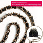 Premium Metal & Leather Mobile Phone Lanyard - Secure Your Device & Prevent Loss