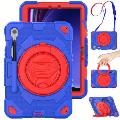 Funda para Samsung Galaxy Tab S9 FE 5G 10.9''/ Tab S9 11'' 2023: Funda protectora de alta resistencia con protector de pantalla, soporte para S Pen, [agarre giratorio de 360°] y soporte, funda para tablet S9 FE/S9